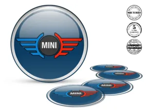 Mini Cooper Adesivo Cupola Logo Design Silicone Pregiato